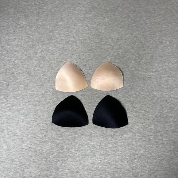 Victoria’s Secret Black & Nude Bra Pad Inserts 4 PCS. Set - Picture 3 of 3